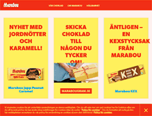 Tablet Screenshot of marabou.se